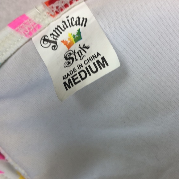 Jamaican Style Halter Bikini Top Size M - Picture 3 of 4